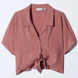 Wilfred Free Tie Front Blouse